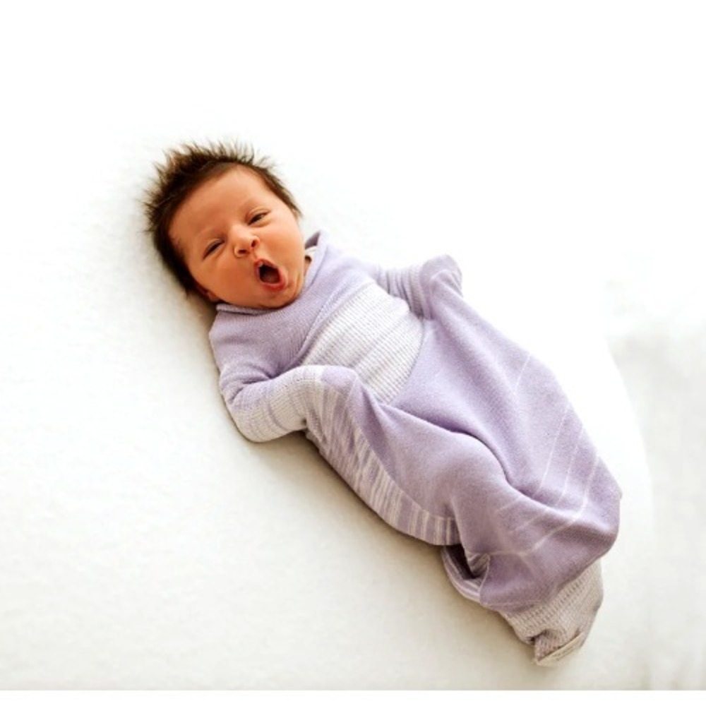 Swaddelini Sleep Sack Lavender 6 - 12 Lbs Girl Snug Hug Soothing Blanket Purple